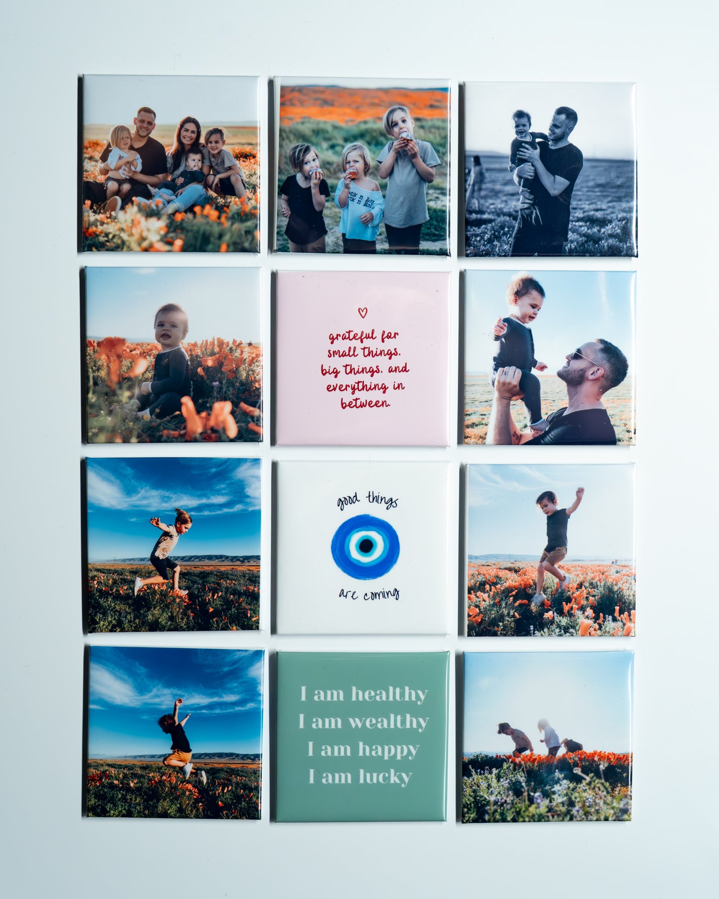 Personalized Photo Magnets - Set of 12
